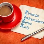 To be financially independent, a person must have substantial savings & investments, It is up to them to fulfill materialistic goal they have