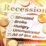 Recessions are significant, widespread downturns in economic activity. GDP declines in two consecutive quarters are generally recessionary.